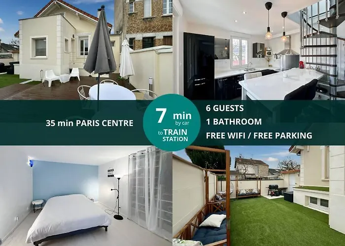 Maison Avec Jardin Champigny Sur Marne - 6 Personnes